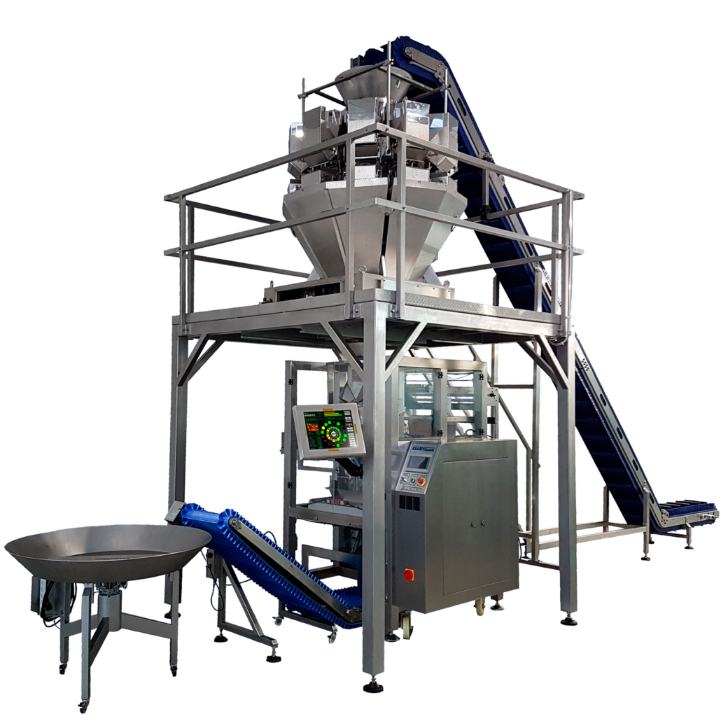 Verpackungsmaschine in vertikaler Bauweise von Exaktapack